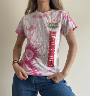 Gildan Pink Tie Dye Tee thumbnail 2