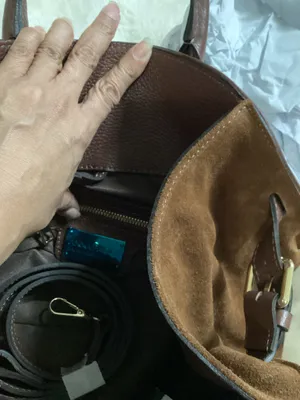 Nwt Anna Paola Leather Satchel thumbnail 7