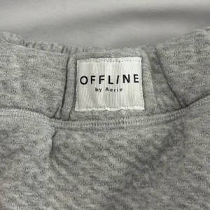 Offline by Aerie Heather Gray Quilted Mini Skort with Pockets Womens Small thumbnail 3