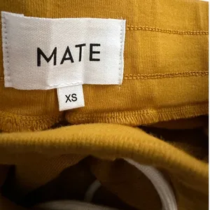 𝅺NWT Mate the Label Organic Terry Lounge Short Turmeric size XS thumbnail 6
