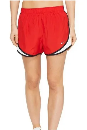 Nike Womens Tempo Running Shorts Red | White | Black Size Small thumbnail 1