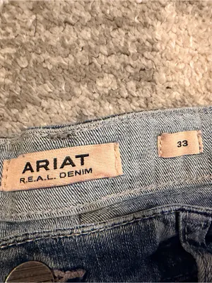 Ariat Blue Tribal-Print Denim Cutoff Shorts thumbnail 3
