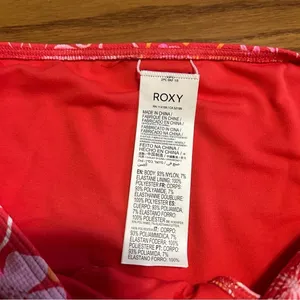 NWT ROXY Women's Swim Bikini Bottom Hipster Pink Floral Meadow Flowers Size L thumbnail 2