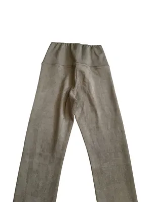WILFRED FREE Taupe Faux Suede Leggings Size XS thumbnail 2