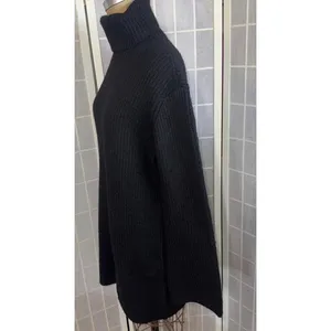 Steve Madden Black Long‎ Sleeve Minimalist Designer Sweater Dress Small NWT thumbnail 2