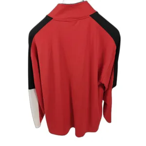 Men’s Chicago Blackhawks NHL Quarter Zip Pullover Red XL thumbnail 2