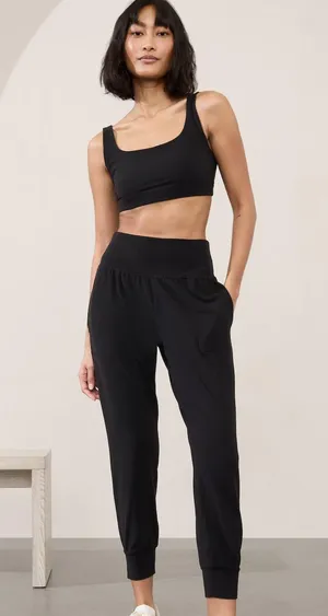 Athleta Black Salutation Jogger thumbnail 1