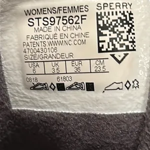 Sperry Saltwater Rain Duck Boots Womens Size 6. Gray Rubber Quilted Wool thumbnail 9