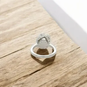 Swarovski Crystal Faux Pearl Cocktail Ring thumbnail 3