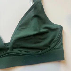 NWT Aerie Smoothez Mesh Triangle Bralette Bra Green Size XS NEW thumbnail 3