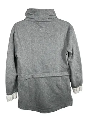 Lululemon‎ Light As Warmth Jacket Womens 6 Heather Gray White Full Zip thumbnail 4