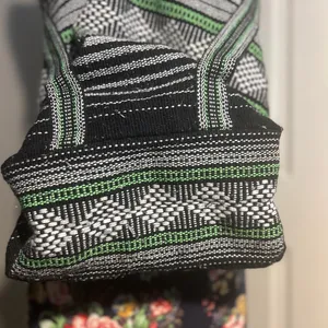 Seattle Seahawks Woven Drawstring Backpack NFL Baja Style Cinch Bag Green thumbnail 4
