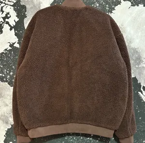 ASOS Design Extreme Oversized Borg Bomber Jacket thumbnail 5