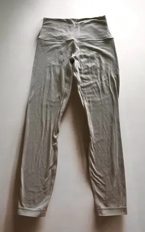Lululemon Align Leggings‎ Women Size 6 Light Brown Tan 25" thumbnail 1