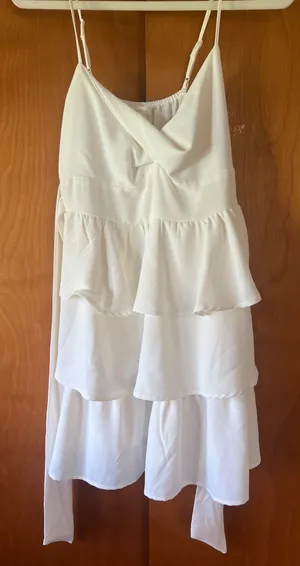 Altar'd State White 3-tier Dress thumbnail 1