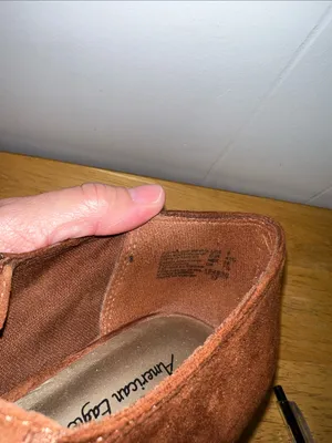 American Eagle Outfitters Chestnut Suede Slip-On Shoes with Side Zips thumbnail 7