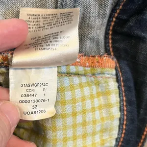 Anthropologie Pilcro and the Letterpress Stet Dark‎ Wash Jeans Size 12/32 thumbnail 6