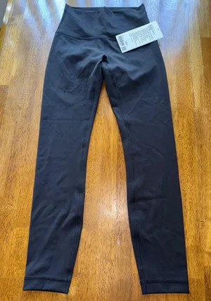 Lululemon Wunder Train High Rise 25” Black Size 4 NWT thumbnail 1