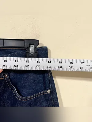 NWT Madewell The Vintage Flare Jean size 25 denim blue dark high rise thumbnail 5