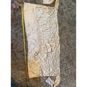 NWT Sisters The Label 100% Pure Silk Multi-Way Wrap Top Champagne Gold Formal thumbnail 5
