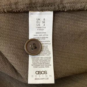 VTG Style Asos Corduroy Cotton Front Button Clueless Layer Shacket 4 (no belt) thumbnail 11