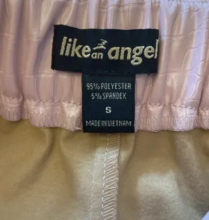 Like An Angel Skirt Womens Small Faux Leather Elastic & Zipper Pink thumbnail 3