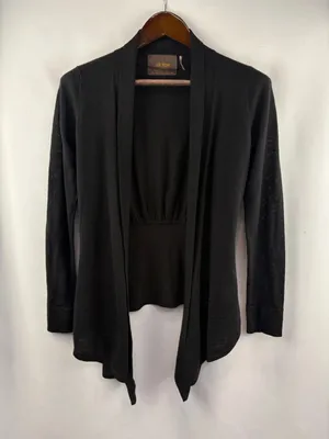 Women’s Víctor Alfaro Small Black Wool Cardigan thumbnail 1