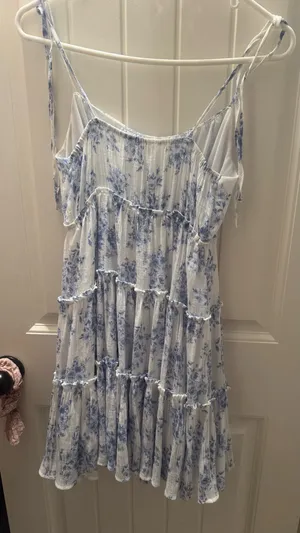 Blue floral dress Size XS thumbnail 3