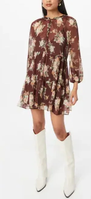 NEW Abercrombie & Fitch chiffon mini dress Medium thumbnail 1