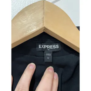 Express Black One Button Blazer Size 12 Career Office Professional thumbnail 6
