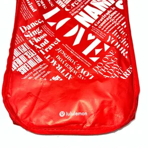 Lululemon Athletica Vibrant Red Carryall thumbnail 3