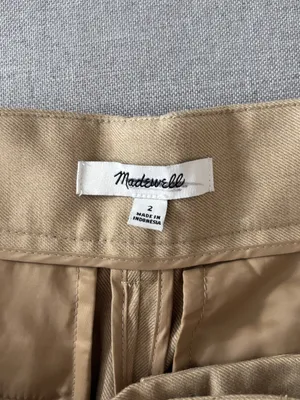Madewell The Harlow Superwide-Leg Trouser in Brushed Twill thumbnail 3