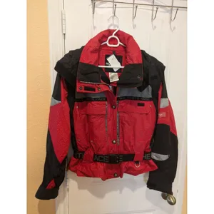 Vtg 90s North Face Extreme Ski Jacket Womens 8 Vest Coat Snow Winter Shell Red thumbnail 6