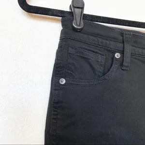 Madewell 10" High Rise Skinny Jeans Black Size 27 thumbnail 3