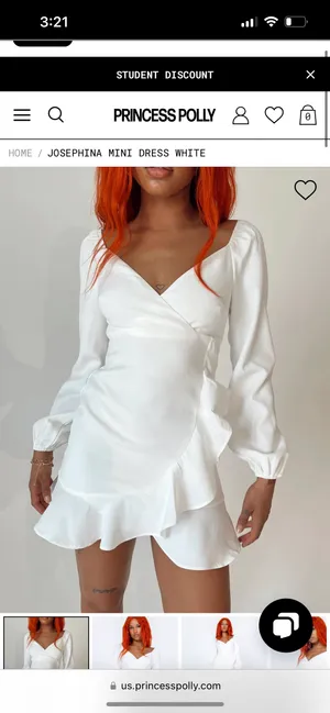 White Mini Dress thumbnail 5