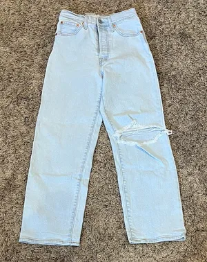 Levi’s Blue Ribcage Jeans thumbnail 1