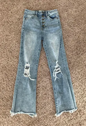 Francesca's Ripped Jeans thumbnail 1