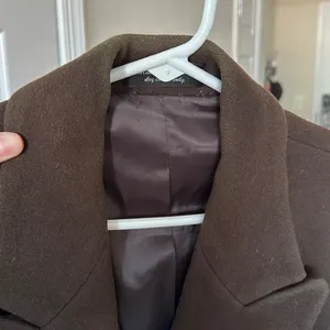 Chaps by Ralph Lauren Women’s Chocolate Brown Wool Overcoat, Size Medium thumbnail 5