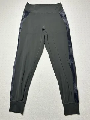 Lululemon Align Jogger Track Stripe Size 8 Gray thumbnail 1