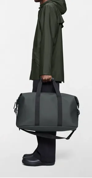 NWT Rains Hilo overnight Weekend Bag medium size in grey waterproof thumbnail 1