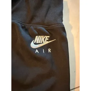 Nike Air Womens Black Wide Leg High Rise Zip Front Athletic‎ Pants Size 1X thumbnail 3