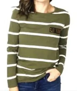 Womens Banana Republic Fitted‎ Hi-Low Tee Long Sleeve Split Hem Logo thumbnail 1