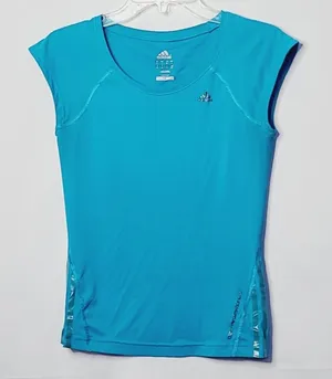 Adidas climalite core performance scoop neck top S thumbnail 1