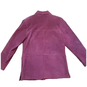 Jessica Holbrook‎ red leather jacket blazer vintage Small thumbnail 6