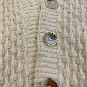 Princess Polly XS/Small Cream Button Up Cardigan Sweater thumbnail 4