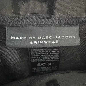 Marc by Marc Jacobs Swim‎ Cover Tunic Dress Small Black Logo Vacation Resortwear thumbnail 7