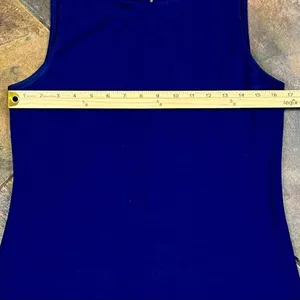 Tommy Bahama Blue Sleeveless Sheath Dress Medium thumbnail 5