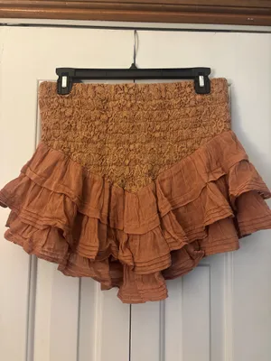 Free People Lucia Ruffle Mini Skirt thumbnail 6