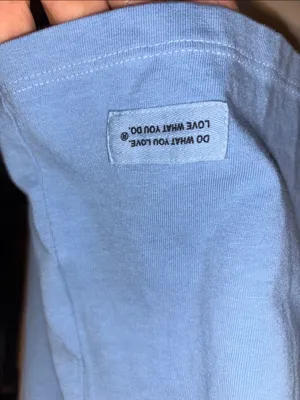 Life Is Good Blue L/S Tee Shirt V Neck With Life Is Golden On Front Size Small thumbnail 4