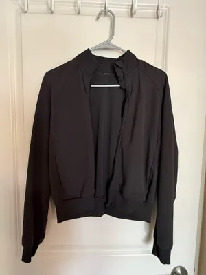 Lululemon wunder train track jacket graphite grey  thumbnail 3